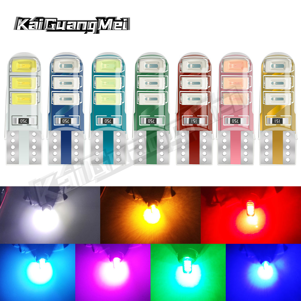 Sos Light Strobe - 2/10 قطعة T10 W5W مصباح ليد