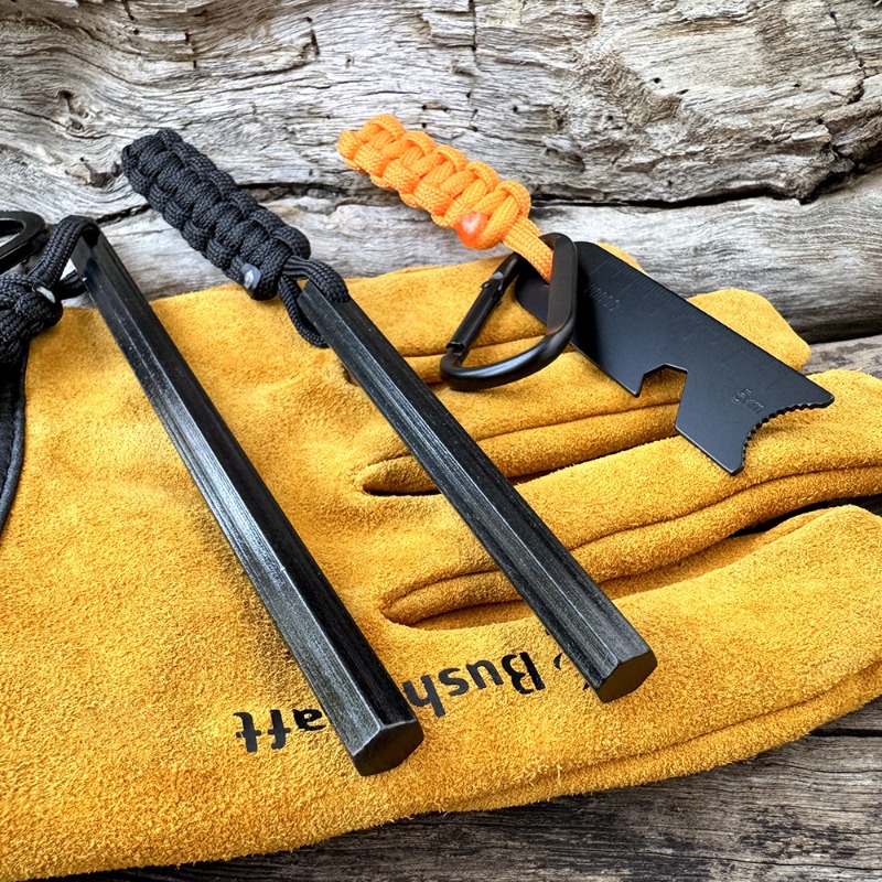عصا صوان ماغنيسيوم سداسية الشك - مراجعة Fire Starting Kit وسعره