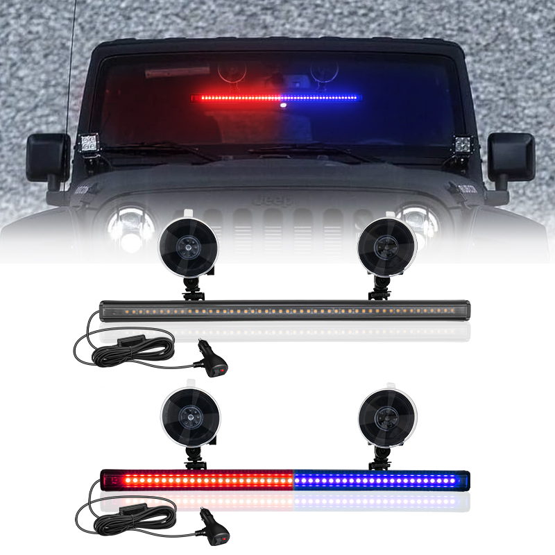 48LED أضواء ستروب سيارة الجبهة - مراجعة Sos Light Strobe وسعره