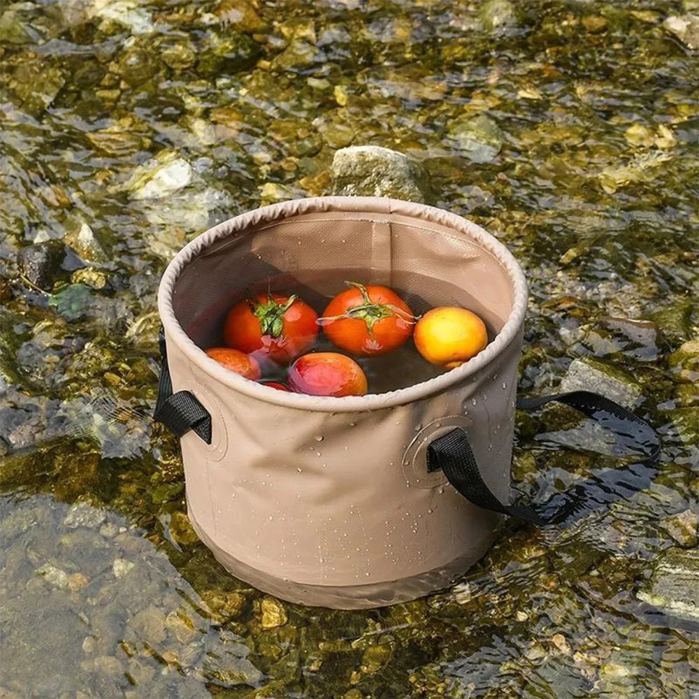 دلو ماء محمول قابل للطي للاستخ - مراجعة Water Bag Collapsible وسعره